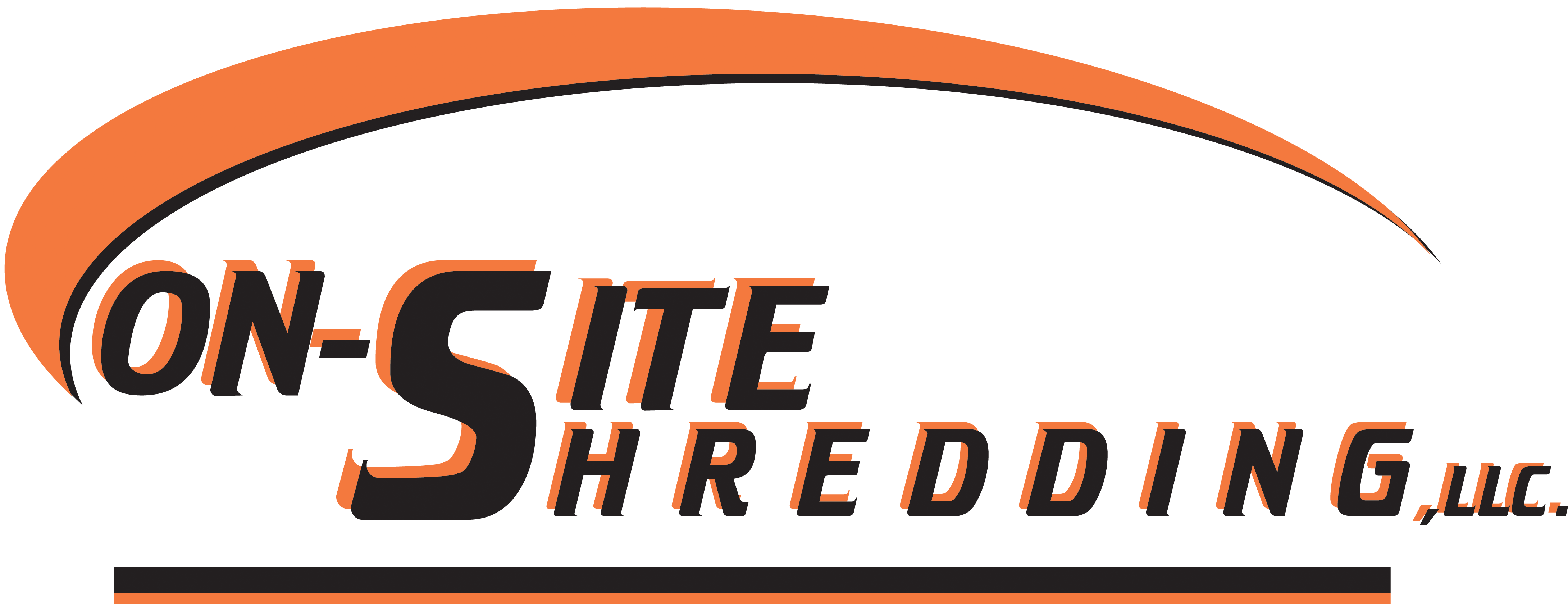On Site Shredding Logo on a Transparent Background